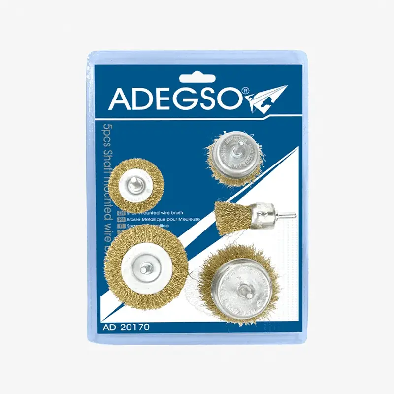 Juego de cepillos de alambre con vástago